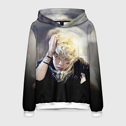 Толстовка-худи мужская B.A.P, цвет: 3D-белый