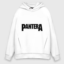 Толстовка оверсайз мужская Pantera, цвет: белый