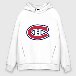 Толстовка оверсайз мужская Montreal Canadiens, цвет: белый
