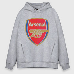Толстовка оверсайз мужская Arsenal FC, цвет: меланж