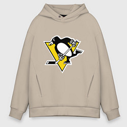 Мужское худи оверсайз Pittsburgh Penguins
