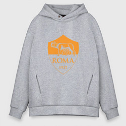 Толстовка оверсайз мужская AS Roma: Autumn Top, цвет: меланж