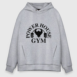 Толстовка оверсайз мужская Power House Gym, цвет: меланж