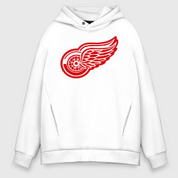 Толстовка оверсайз мужская Detroit Red Wings: Pavel Datsyuk, цвет: белый