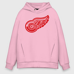 Толстовка оверсайз мужская Detroit Red Wings: Pavel Datsyuk, цвет: светло-розовый