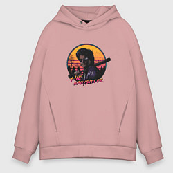 Толстовка оверсайз мужская The BabySitter, цвет: пыльно-розовый