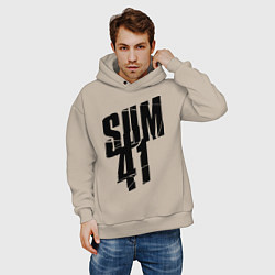Толстовка оверсайз мужская Sum Forty One, цвет: миндальный — фото 2