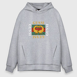 Толстовка оверсайз мужская GUSSI Love, цвет: меланж