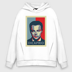 Толстовка оверсайз мужская DiCaprio Art, цвет: белый