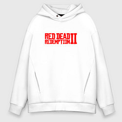 Толстовка оверсайз мужская Red Dead Redemption 2, цвет: белый