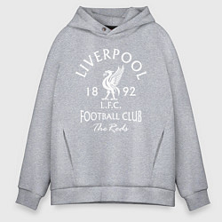 Толстовка оверсайз мужская Liverpool: Football Club, цвет: меланж