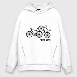 Мужское худи оверсайз Bike Love