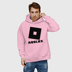 Толстовка оверсайз мужская ROBLOX, цвет: светло-розовый — фото 2