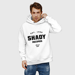 Толстовка оверсайз мужская Shady records, цвет: белый — фото 2