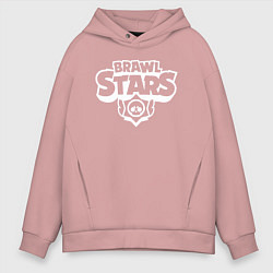 Толстовка оверсайз мужская BRAWL STARS, цвет: пыльно-розовый