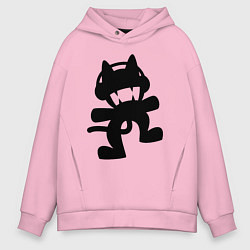 Толстовка оверсайз мужская MONSTERCAT, цвет: светло-розовый
