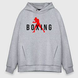 Толстовка оверсайз мужская Boxing indastry, цвет: меланж