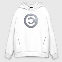 Толстовка оверсайз мужская CALDARI, цвет: белый