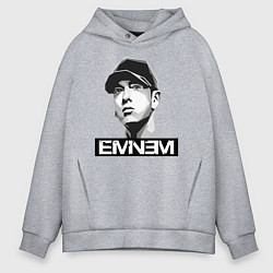 Толстовка оверсайз мужская Eminem, цвет: меланж