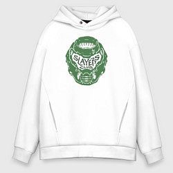 Толстовка оверсайз мужская Slayers Club, цвет: белый