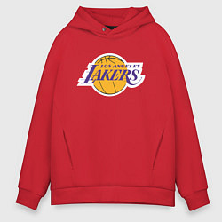 Мужское худи оверсайз LA LAKERSспина