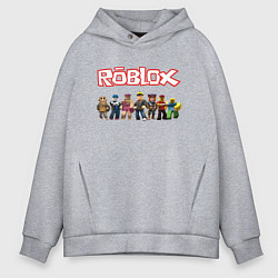 Толстовка оверсайз мужская ROBLOX, цвет: меланж