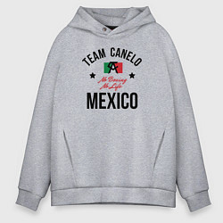 Толстовка оверсайз мужская Team Canelo, цвет: меланж