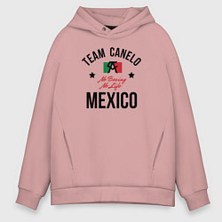 Толстовка оверсайз мужская Team Canelo, цвет: пыльно-розовый