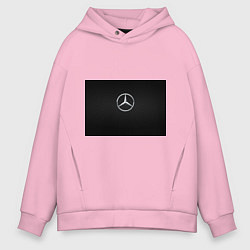 Толстовка оверсайз мужская MERCEDES, цвет: светло-розовый