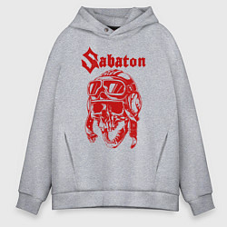 Толстовка оверсайз мужская Sabaton, цвет: меланж