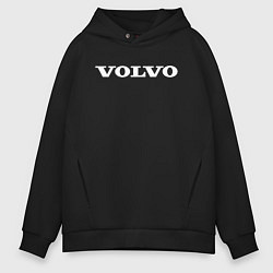 Толстовка оверсайз мужская VOLVO, цвет: черный