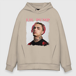 Толстовка оверсайз мужская LIL PUMP, цвет: миндальный