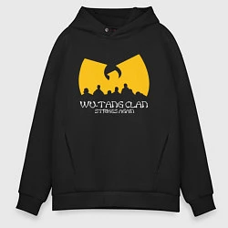 Толстовка оверсайз мужская Wu-Tang Clan, цвет: черный