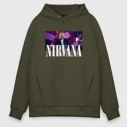 Толстовка оверсайз мужская NIRVANA, цвет: хаки