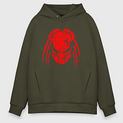 Толстовка оверсайз мужская PREDATOR, цвет: хаки