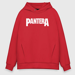 Толстовка оверсайз мужская PANTERA, цвет: красный