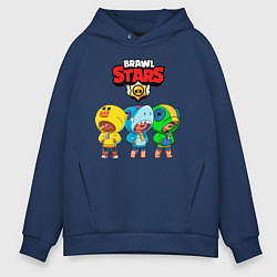 Мужское худи оверсайз BRAWL STARS LEON ЛЕОН АКУЛА САЛЛИ