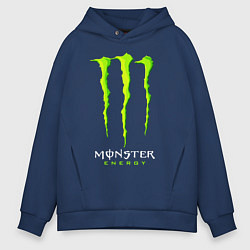 Толстовка оверсайз мужская MONSTER ENERGY, цвет: тёмно-синий