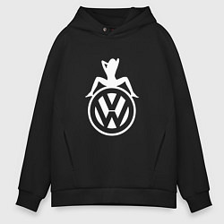 Толстовка оверсайз мужская Volkswagen Girl Z, цвет: черный