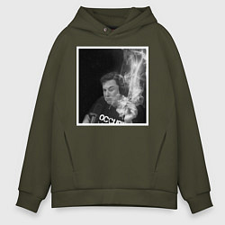 Толстовка оверсайз мужская MASK, цвет: хаки