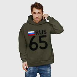 Толстовка оверсайз мужская RUS 65, цвет: хаки — фото 2