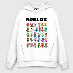 Толстовка оверсайз мужская ROBLOX PIGGY, цвет: белый