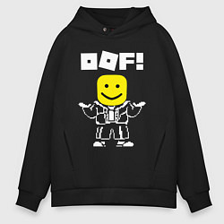 Толстовка оверсайз мужская ROBLOX, цвет: черный