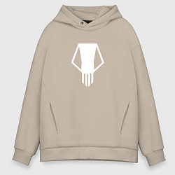 Толстовка оверсайз мужская Bakugo t-shirt, цвет: миндальный