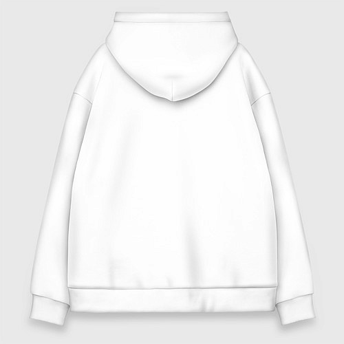 Мужское худи оверсайз Черная пантера / Белый – фото 2