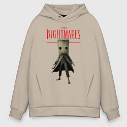 Толстовка оверсайз мужская Little Nightmares, цвет: миндальный