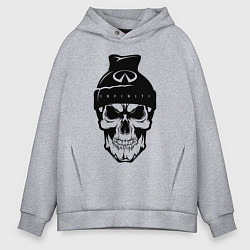 Толстовка оверсайз мужская Infinity Инфинити Z, цвет: меланж