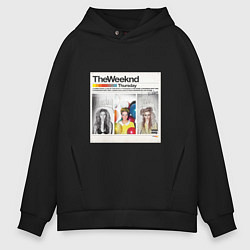 Толстовка оверсайз мужская Thursday The Weeknd, цвет: черный
