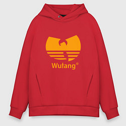 Толстовка оверсайз мужская Wu-Tang, цвет: красный