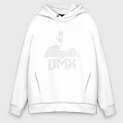 Толстовка оверсайз мужская DMX Rapper, цвет: белый